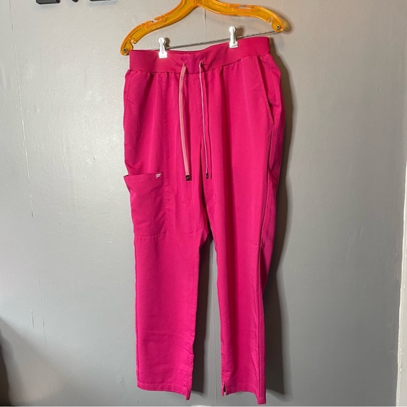 Fabletics Pants - Fabletics High-Rise Ion Scrub Pant pink size medium SHORT